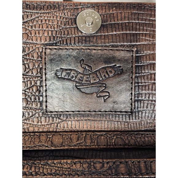 RARE Freebird By StevenLola Leather Handbag Crossbody Bag Moto Boho Festival EUC - Picture 2 of 13